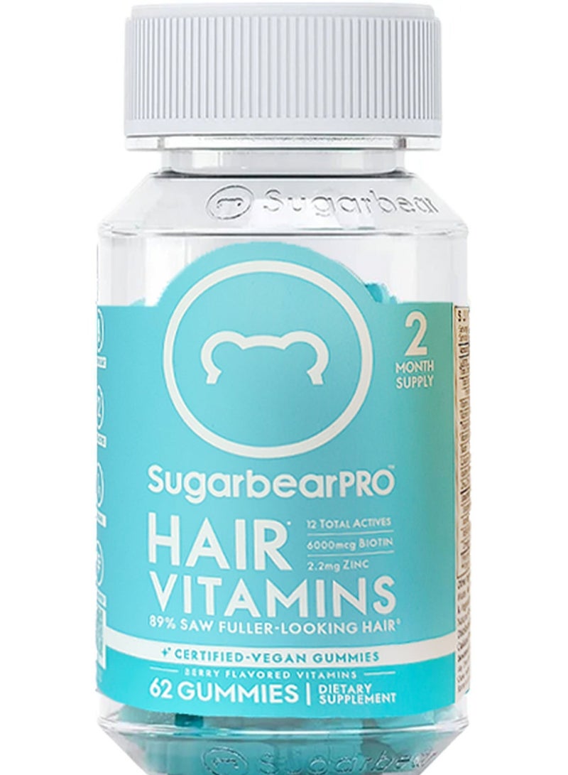 SugarbearPRO SugarBear Hair Vitamins 62 gummies - Image 1